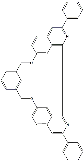 4,24-diphenyl-10,18-dioxa-3,25-diazahexacyclo[17.6.2.2~6,9~.1~12,16~.0~2,7~.0~22,26~]triaconta-1(25),2,4,6,8,12(28),13,15,19,21,23,26,29-tridecaene Struktur