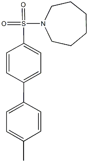 1-[(4'-methyl[1,1'-biphenyl]-4-yl)sulfonyl]azepane Struktur