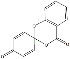 spiro(4H-[1,3]benzodioxine-2,4'-[2,5]cyclohexadiene)-1',4-dione Struktur