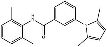 N-(2,6-dimethylphenyl)-3-(2,5-dimethyl-1H-pyrrol-1-yl)benzamide Struktur