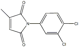 1-(3,4-dichlorophenyl)-3-methyl-1H-pyrrole-2,5-dione Struktur