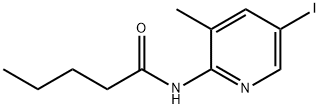 N-(5-iodo-3-methyl-2-pyridinyl)pentanamide Struktur