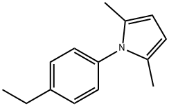 1-(4-ethylphenyl)-2,5-dimethyl-1H-pyrrole Struktur