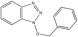 1-(benzyloxy)-1H-1,2,3-benzotriazole Struktur