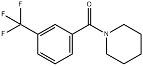 1-[3-(trifluoromethyl)benzoyl]piperidine Struktur