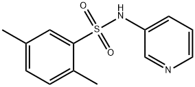 2,5-dimethyl-N-(3-pyridinyl)benzenesulfonamide Struktur