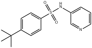 4-tert-butyl-N-(3-pyridinyl)benzenesulfonamide Struktur