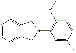 4-chloro-2-(1,3-dihydro-2H-isoindol-2-yl)phenylmethylether Struktur