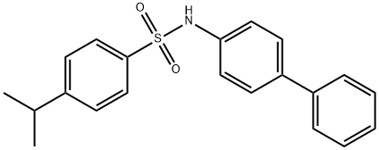 N-[1,1'-biphenyl]-4-yl-4-isopropylbenzenesulfonamide Struktur