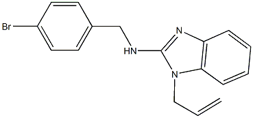 1-allyl-N-(4-bromobenzyl)-1H-benzimidazol-2-amine Struktur