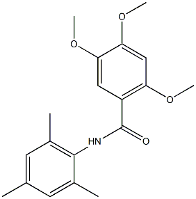 N-mesityl-2,4,5-trimethoxybenzamide Struktur