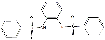 N-{2-[(phenylsulfonyl)amino]phenyl}benzenesulfonamide Struktur