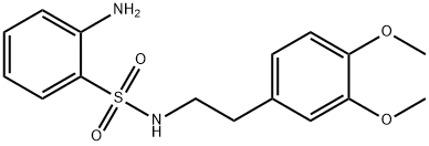 2-amino-N-[2-(3,4-dimethoxyphenyl)ethyl]benzenesulfonamide Struktur