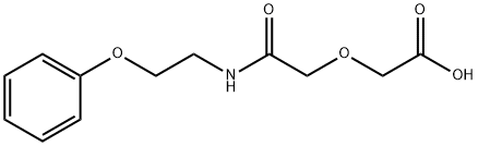 {2-oxo-2-[(2-phenoxyethyl)amino]ethoxy}acetic acid Struktur