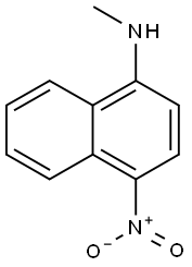 N-methyl-4-nitro-1-naphthalenamine Struktur