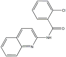 2-chloro-N-(2-quinolinyl)benzamide Struktur