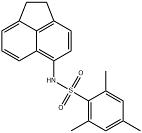 N-(1,2-dihydro-5-acenaphthylenyl)-2,4,6-trimethylbenzenesulfonamide Struktur