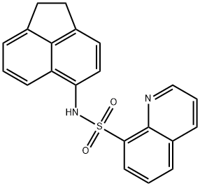 N-(1,2-dihydro-5-acenaphthylenyl)-8-quinolinesulfonamide Struktur