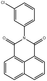 2-(3-chlorophenyl)-1H-benzo[de]isoquinoline-1,3(2H)-dione Struktur