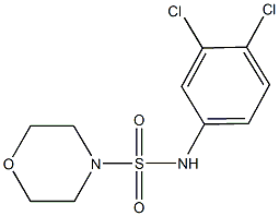 N-(3,4-dichlorophenyl)-4-morpholinesulfonamide Struktur