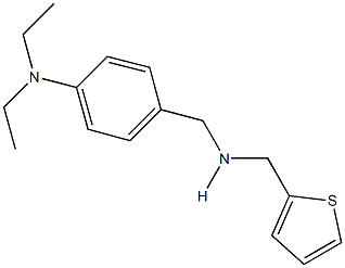 N-[4-(diethylamino)benzyl]-N-(2-thienylmethyl)amine Struktur