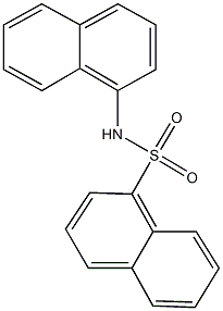 N-(1-naphthyl)-1-naphthalenesulfonamide Struktur