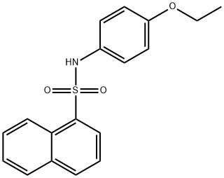 N-(4-ethoxyphenyl)-1-naphthalenesulfonamide Struktur