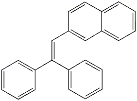 2-(2,2-diphenylvinyl)naphthalene Struktur