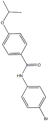 N-(4-bromophenyl)-4-isopropoxybenzamide Struktur