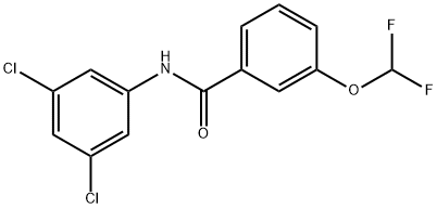 N-(3,5-dichlorophenyl)-3-(difluoromethoxy)benzamide Struktur