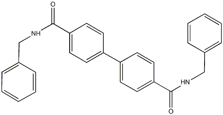 N~4~,N~4~'-dibenzyl[1,1'-biphenyl]-4,4'-dicarboxamide Struktur