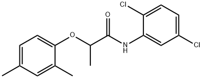 N-(2,5-dichlorophenyl)-2-(2,4-dimethylphenoxy)propanamide Struktur