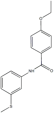 4-ethoxy-N-[3-(methylsulfanyl)phenyl]benzamide Struktur