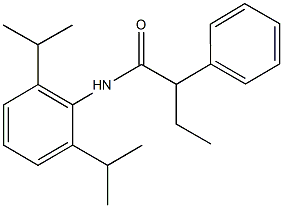 N-(2,6-diisopropylphenyl)-2-phenylbutanamide Struktur