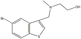 2-[[(5-bromo-1-benzothien-3-yl)methyl](methyl)amino]ethanol Struktur