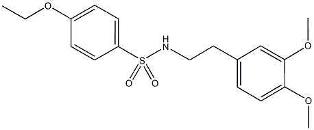 N-[2-(3,4-dimethoxyphenyl)ethyl]-4-ethoxybenzenesulfonamide Struktur