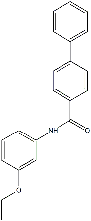 N-(3-ethoxyphenyl)[1,1'-biphenyl]-4-carboxamide Struktur