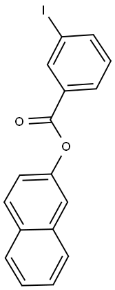 2-naphthyl 3-iodobenzoate Struktur