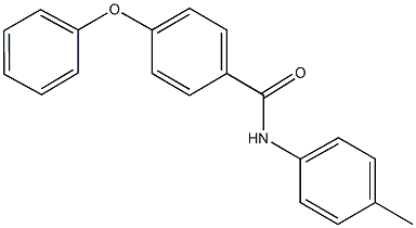 N-(4-methylphenyl)-4-phenoxybenzamide Struktur