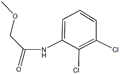 N-(2,3-dichlorophenyl)-2-methoxyacetamide Struktur