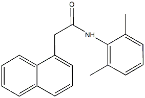 N-(2,6-dimethylphenyl)-2-(1-naphthyl)acetamide Struktur