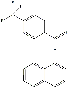 1-naphthyl4-(trifluoromethyl)benzoate Struktur