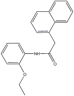 N-(2-ethoxyphenyl)-2-(1-naphthyl)acetamide Struktur