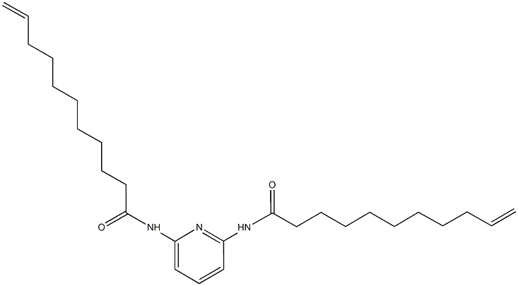 N-[6-(10-undecenoylamino)-2-pyridinyl]-10-undecenamide Struktur