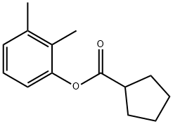 2,3-dimethylphenylcyclopentanecarboxylate Struktur