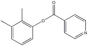 2,3-dimethylphenyl isonicotinate Struktur