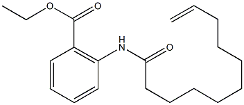 ethyl 2-(10-undecenoylamino)benzoate Struktur