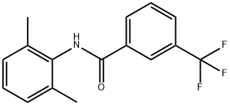 N-(2,6-dimethylphenyl)-3-(trifluoromethyl)benzamide Struktur