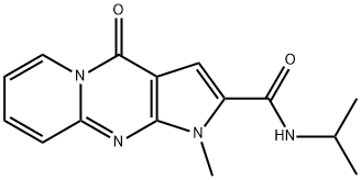 N-isopropyl-1-methyl-4-oxo-1,4-dihydropyrido[1,2-a]pyrrolo[2,3-d]pyrimidine-2-carboxamide Struktur