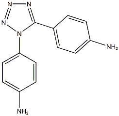 4-[1-(4-aminophenyl)-1H-tetraazol-5-yl]phenylamine Struktur